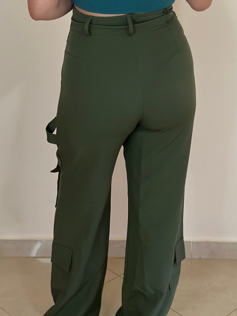 Calça cargo verde militar